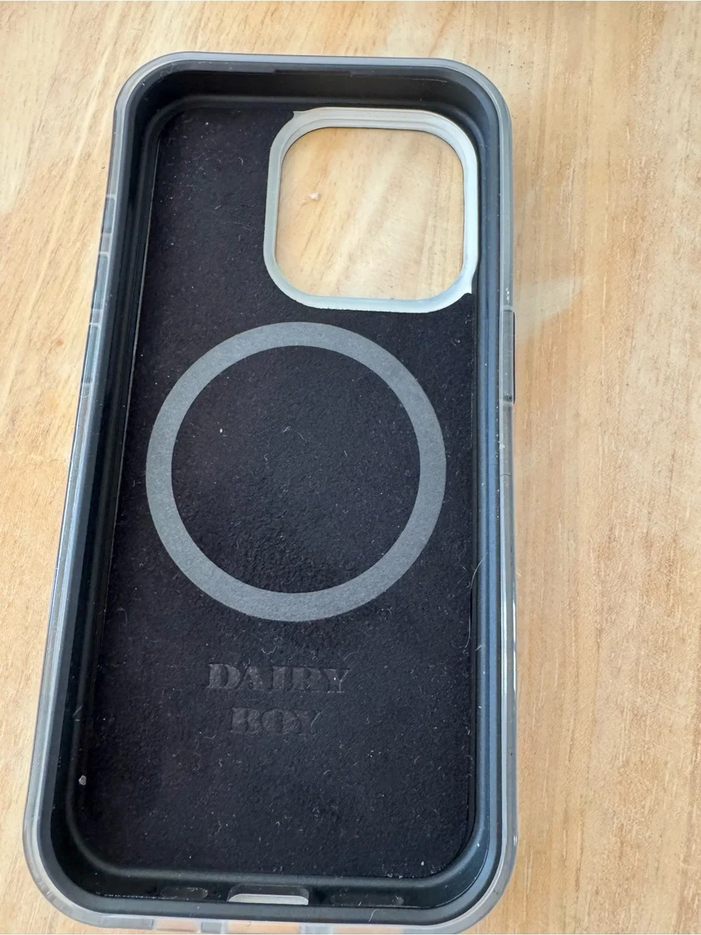 Dairy Boy Plaid iPhone 15 pro phone Case in Green & Blue